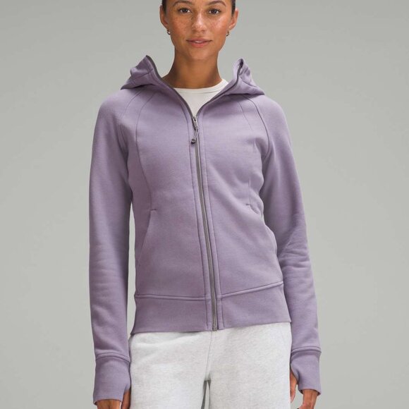 Scuba Full-Zip Hoodie in Purple Ash - Picture 1 of 10